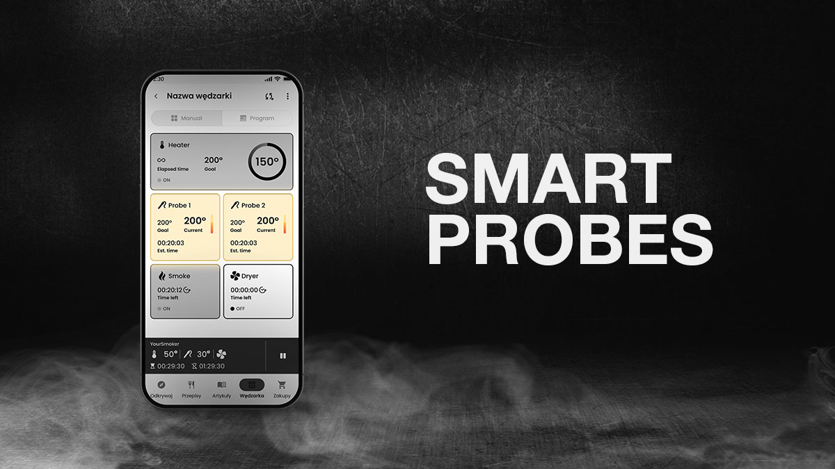 Obsługa sond temperatury wewnętrznej