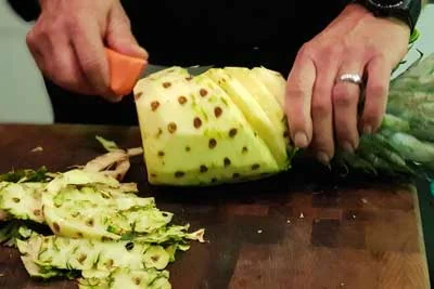 Smoked Pineapple with Salted Caramel