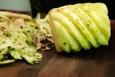 Smoked Pineapple with Salted Caramel